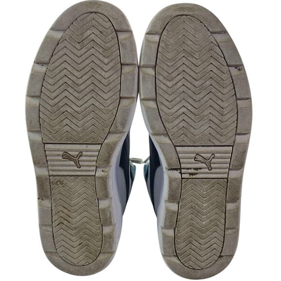 Puma | Blue & White Karmen Rebelle Mid Platform Sneaker | Size 6.5 - Picture 7 of 7